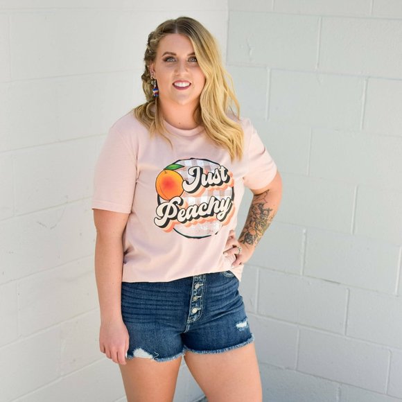 Just Peachy Graphic Shirt - Picture 1 of 2